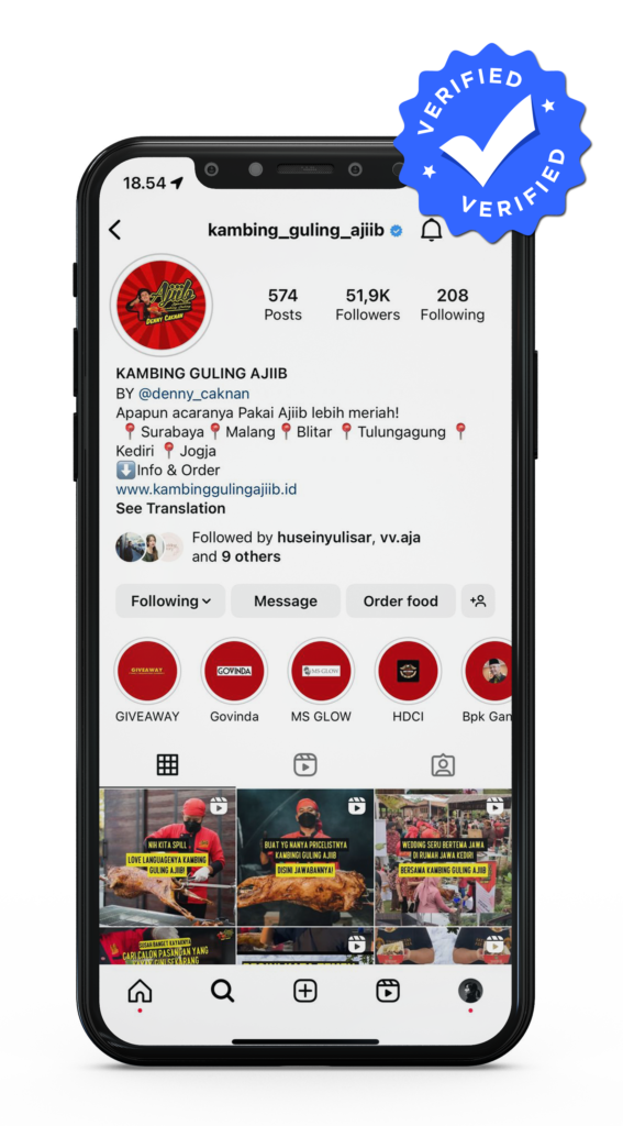instagram verified ajiib