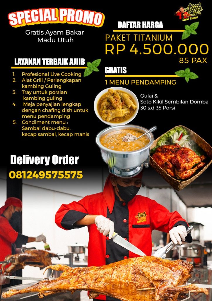 Paket Titanium Kambing Guling Ajiib